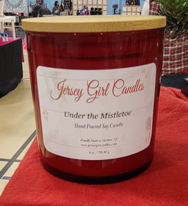 Under the Mistletoe Soy Candle - Jersey Girl Candles